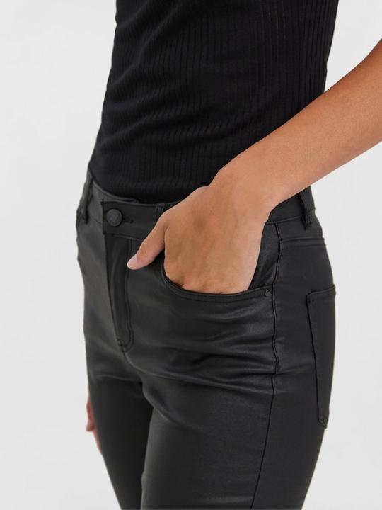 Actual product image Vero Moda VMJUDY Normal Waist Slim Coated Trousers (30)