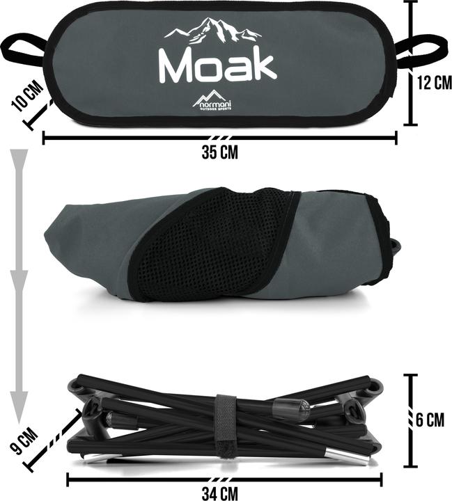 Immagine prodotto Normani Ultraleichter Campingstuhl „Moak“ - 8511