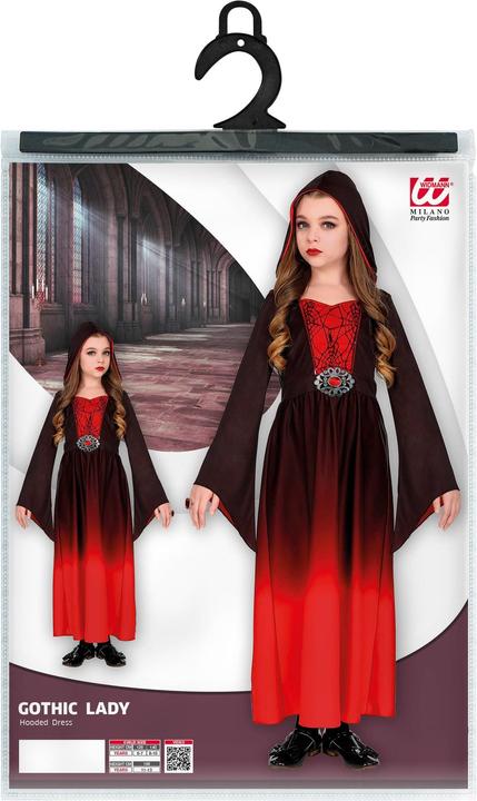 Actual product image Widmann Gothic Girl Hadria (134, 140)