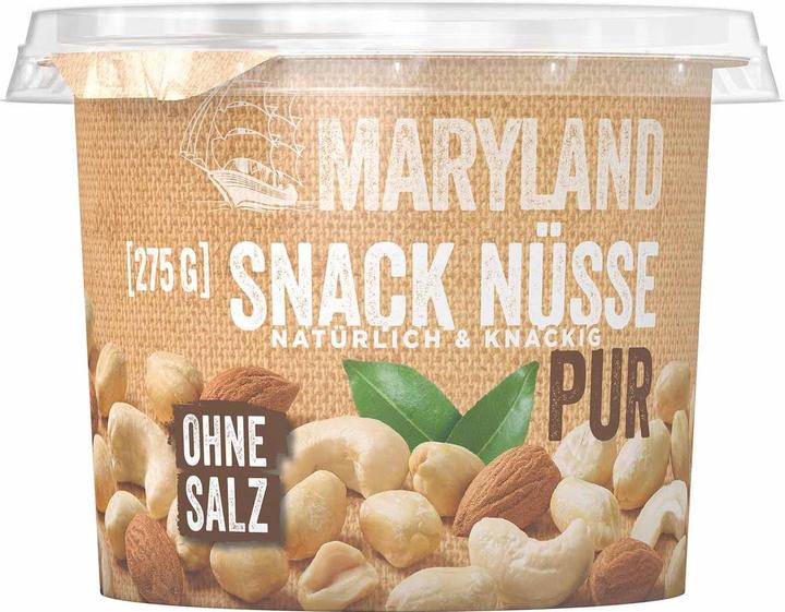 Produktbild Maryland Snack Nüsse Pur 6DS x 275G (275 g)
