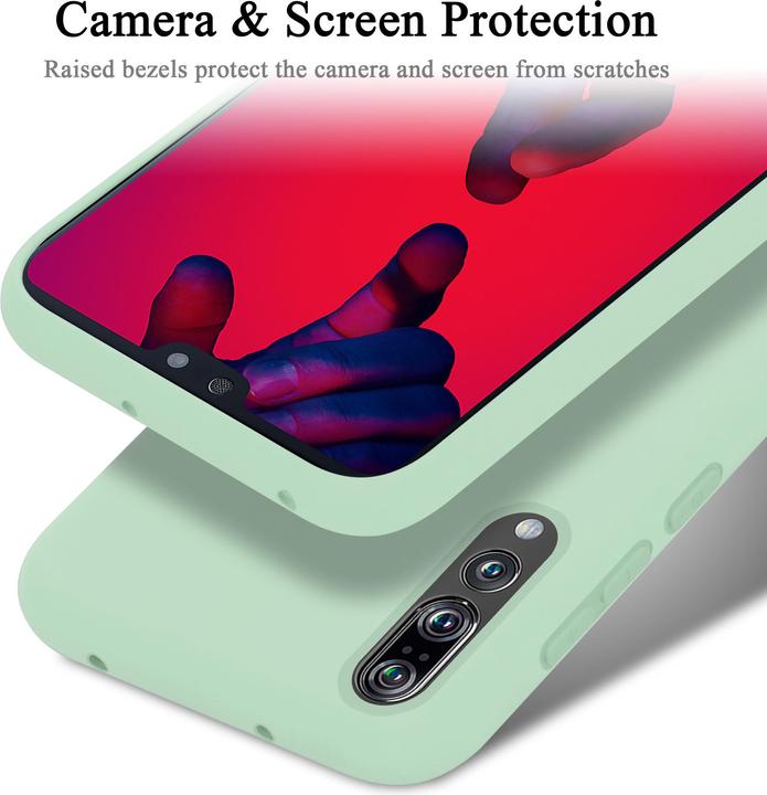 Immagine prodotto Cadorabo Copertura della cassa del silicone liquido TPU (Huawei P20 Pro, Huawei P20 Plus)