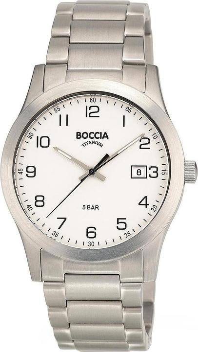Image du produit Boccia 3619-01 Montre homme titane 40mm 5ATM (Montre analogique, 40 mm)