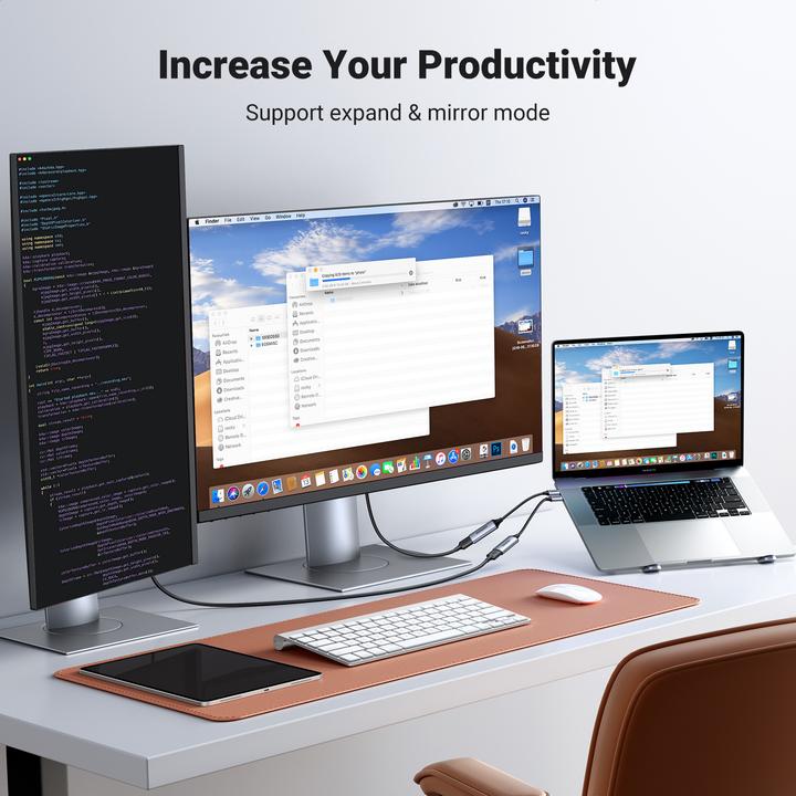 Actual product image Ugreen USB-C to HDMI Adapter (USB-C, HDMI, 10 cm)