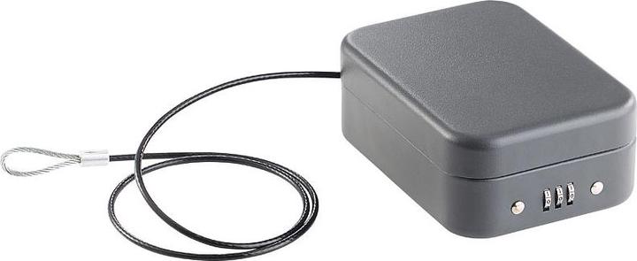 Produktbild Xcase Mini-Stahl-Safe mit Zahlenschloss & Sicherungskabel