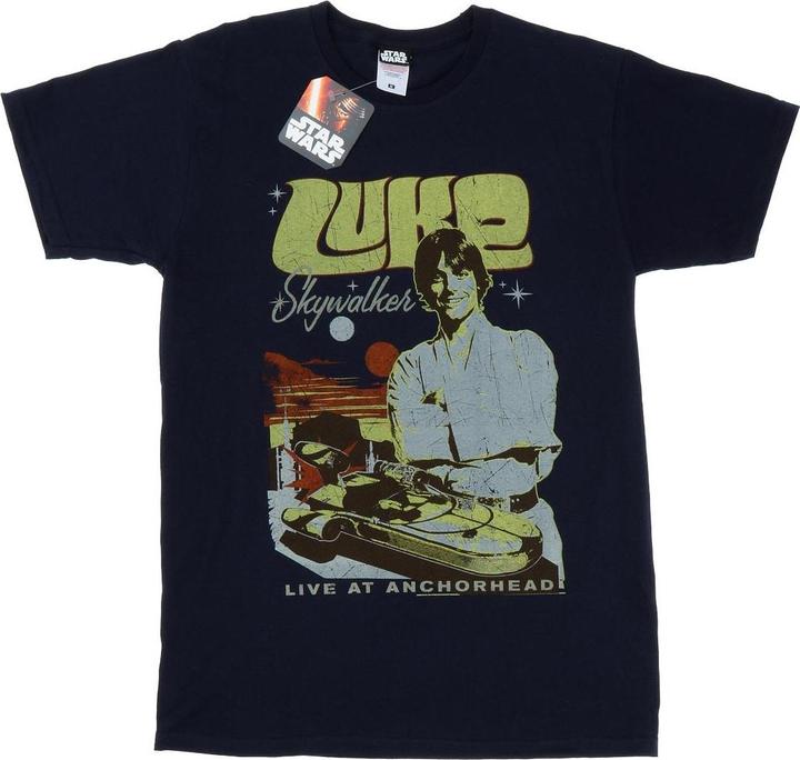 Star Wars Luke Skywalker Rock Poster TShirt (M)