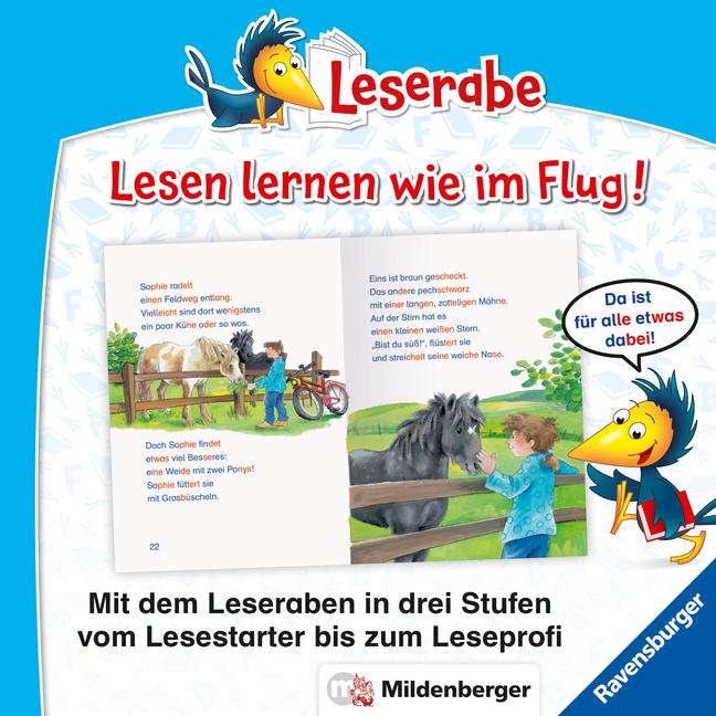 Image du produit Ravensburger Leserabe mit Mildenberger Silbenmethode: Pferdegeschichten (Allemand, Julia Boehme, Dorothea Ackroyd, 2023)