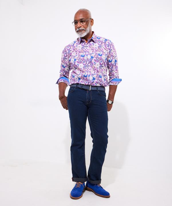 Actual product image Joe Browns Floral Paisley Long Sleeve Shirt (L)
