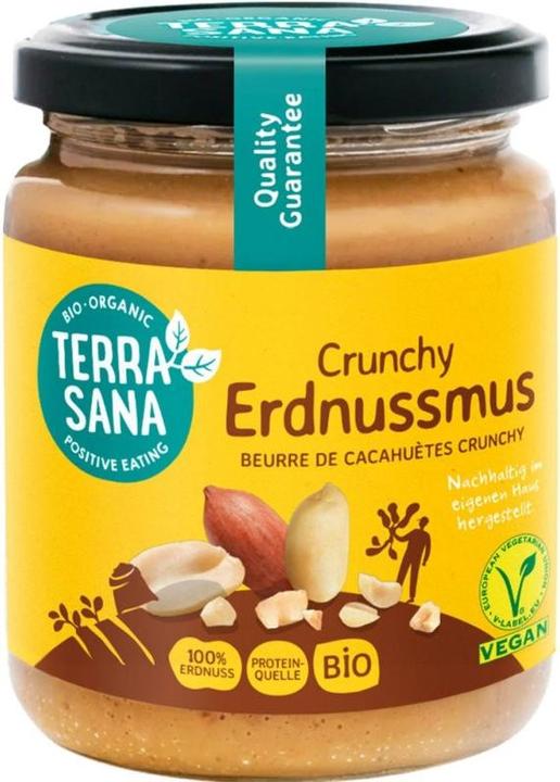 Actual product image Terra Sana Crunchy peanut butter organic (250 g)
