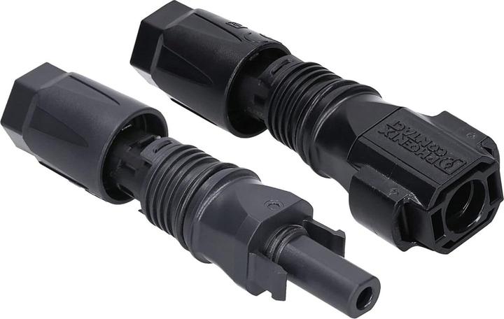 Kalitec Phoenix Contact Sunclix connettore solare 1 coppia I Phoenix Solar Set I Nero I Connettore Sunclix I (Spina solare)