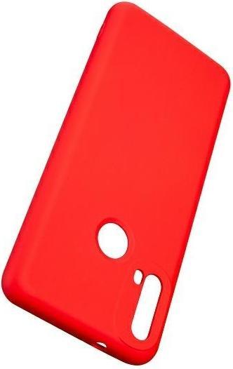 Actual product image Beline Case Silicone Motorola Moto E20 czerwone /red (Motorola Moto E20)