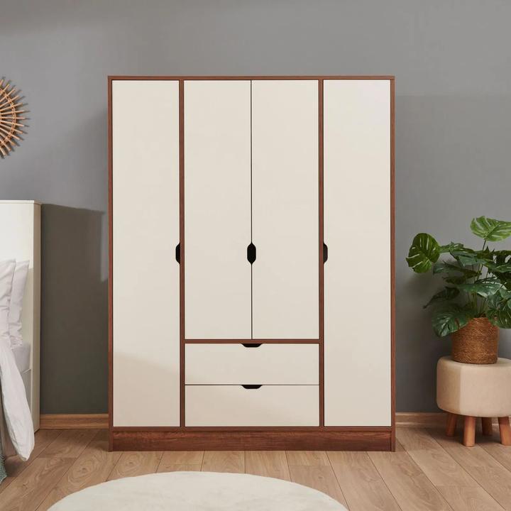 Actual product image Skye Decor Tuval Wardrobe (140 x 50 x 182 cm)