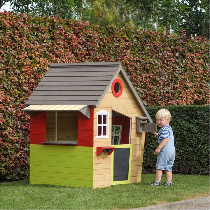Actual product image SwingKing Fairytale wooden playhouse