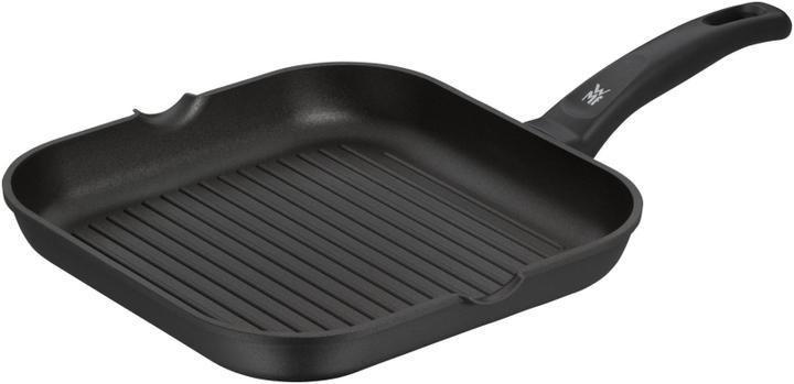 Produktbild WMF Grillpfanne eckig Steakpfanne Pfanne 27cm Aluminium beschichtet PFOA-frei (27 cm, Grillpfanne, Aluminium)