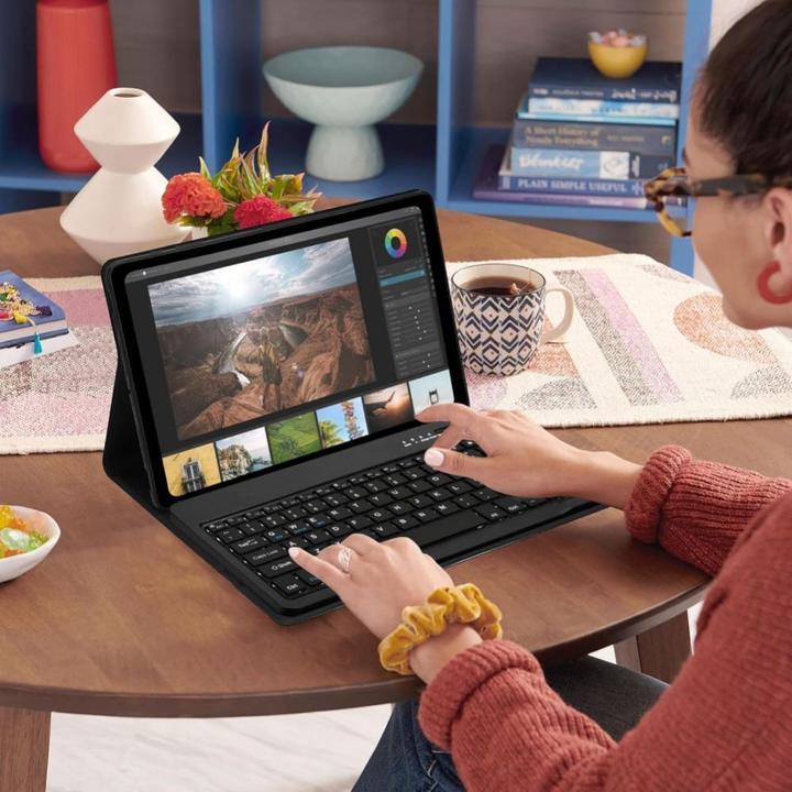 Produktbild Tech-Protect SC Pen + Keyboard (Eng. Int., Galaxy Tab S9 FE+)