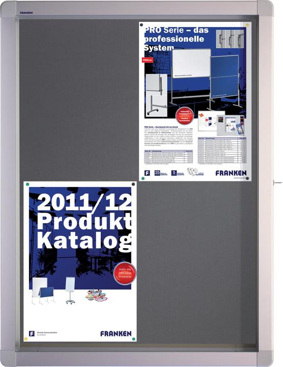 Immagine prodotto Franken Vetrina SK4PTE12 4xDIN A4 feltro grigio