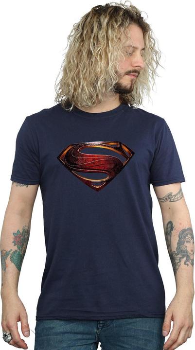 Actual product image Superman Mens Logo Cotton T-Shirt (S)