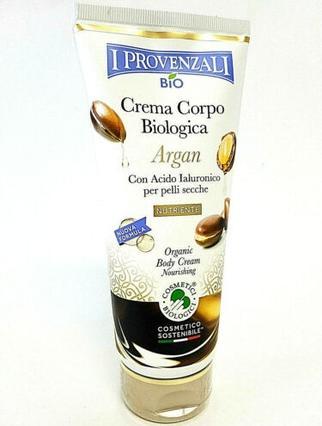I Provenzali Bio Körpercreme für trockene Haut mit Argan 200ml (Körpercreme, 200 ml)