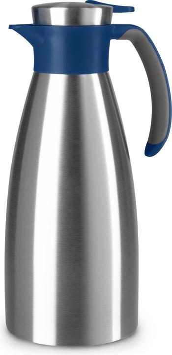 Image du produit Emsa Verseuse isolante SOFT GRIP, 1,5 litre, acier inoxydable / bleu Utilisation d'une seule main grâce (1.50 l)