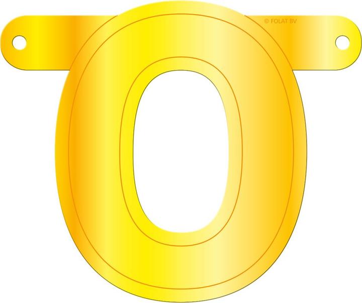 Produktbild Folat Banner gelbe Buchstaben o