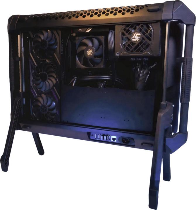 Produktbild eBlaztr ITX Gaming Desktop Gehäuse schwarz (ITX)