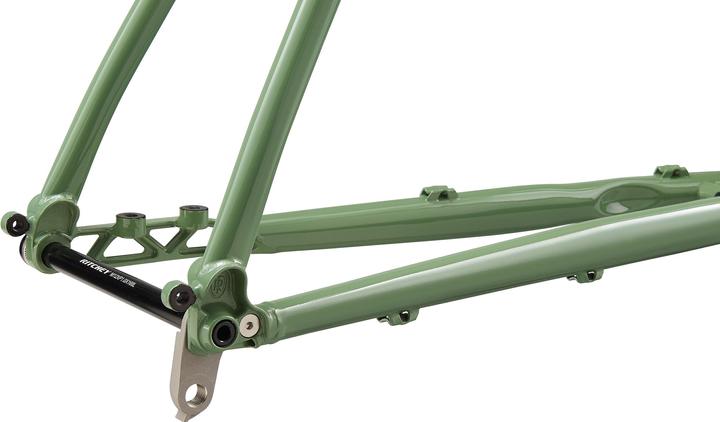 Actual product image Ritchey Outback V4 Disc Gravel Frame Kit, 650B/700C, Di2, M, winter sage/white