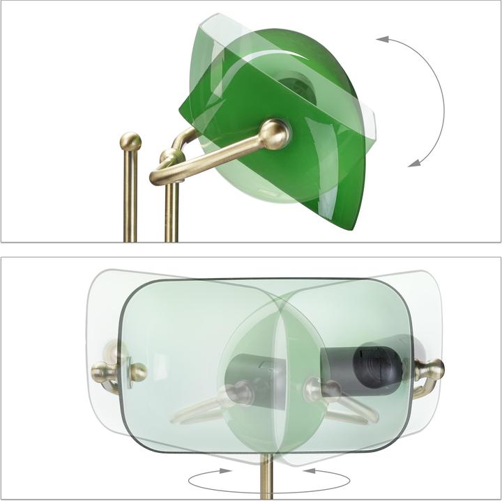 Immagine prodotto Relaxdays Lampada da banchiere (E27)