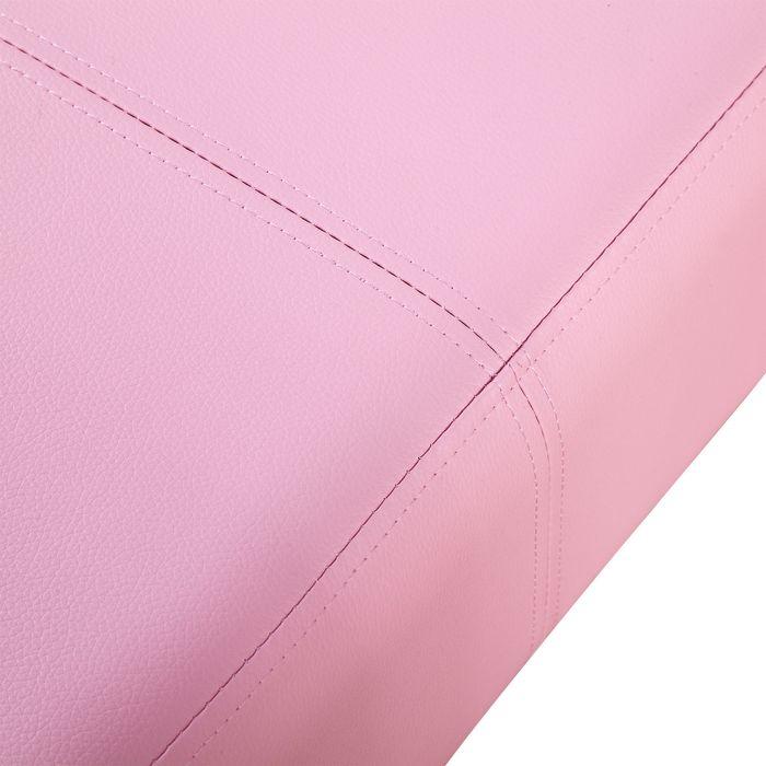Actual product image Swisshandel24 Children's armchair with footstool pink, 83x42x41cm (Child armchair)