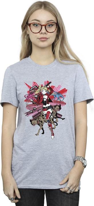 Immagine prodotto Maglietta boyfriend in cotone Harley Quinn Hyena (M)