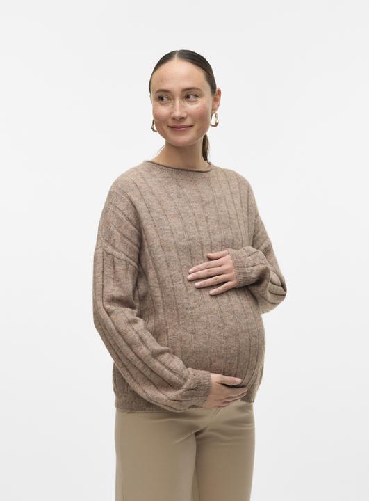 Image du produit Vero Moda Maternity Coupe normale Pull à col rond Haut tricoté (XL)