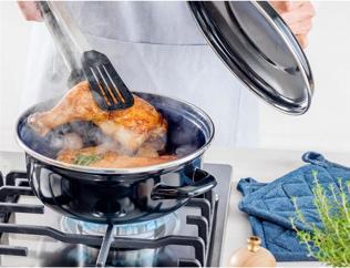 Produktbild BK Fortalit Braadpan - 30 cm / 5L - Emaille (30 cm, Bräter + Schmortopf)