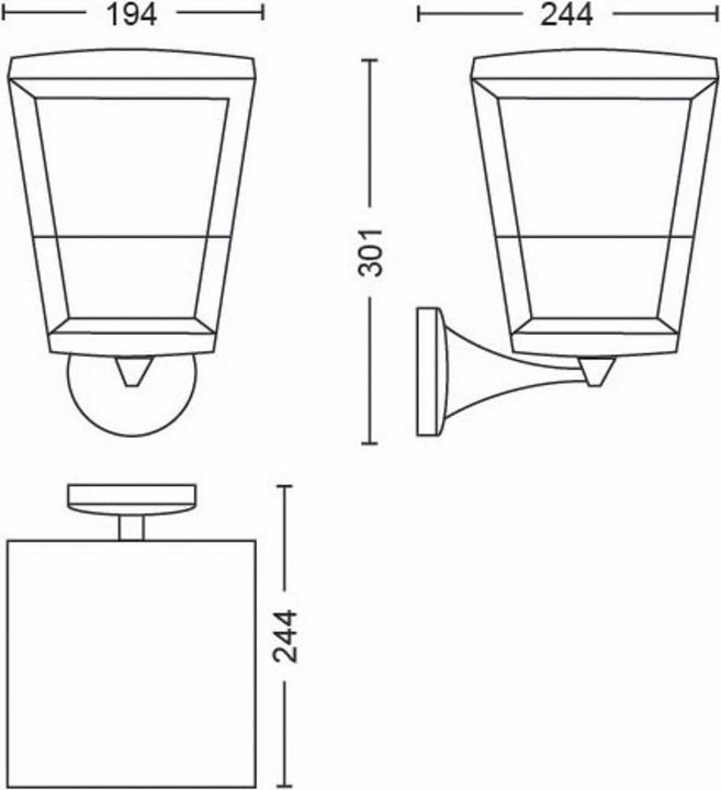 Actual product image Philips Hue Econic Base (1150 lm)