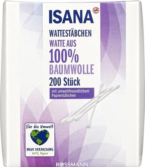 Produktbild Isana Wattestäbchen