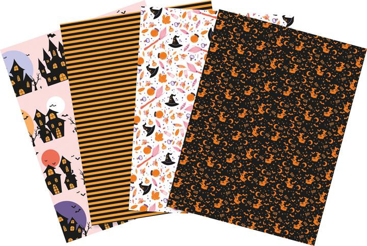 Produktbild Décopatch Halloween-Folienpapiere (20 g/m², 4 x)