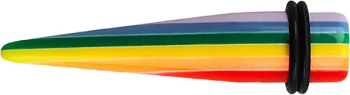 Actual product image Star Piercing Expander rainbow (without brass, Acrylic)