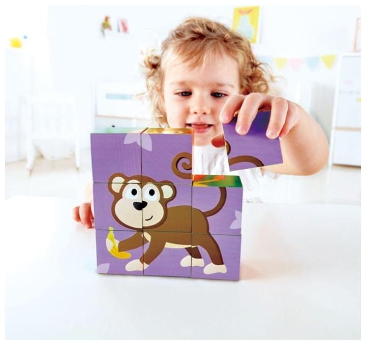 Produktbild Hape Blockpuzzle Dschungel (9 Teile)