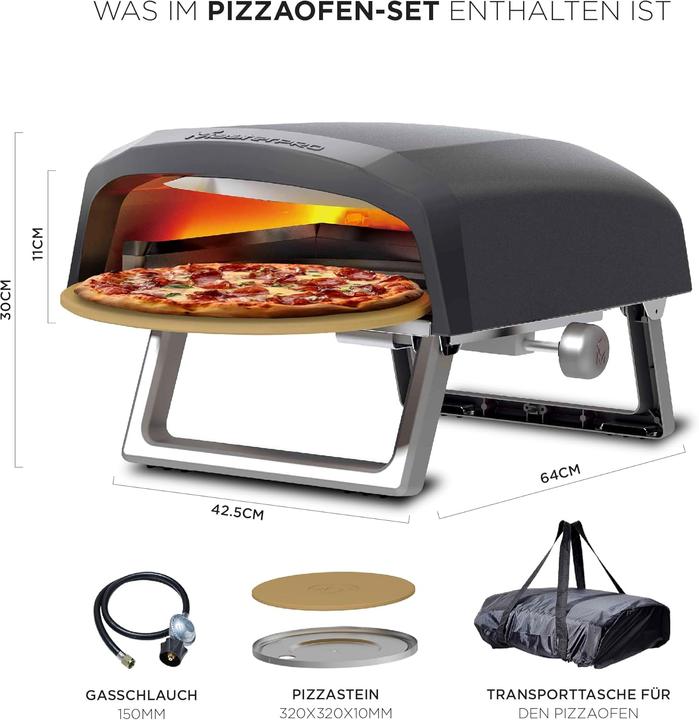 Produktbild MasterPRO Napoli (Pizzaofen Gas)