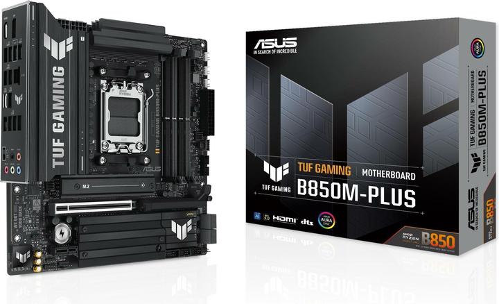 Actual product image ASUS TUF GAMING B850M-PLUS (AM5, AMD B850, mATX)