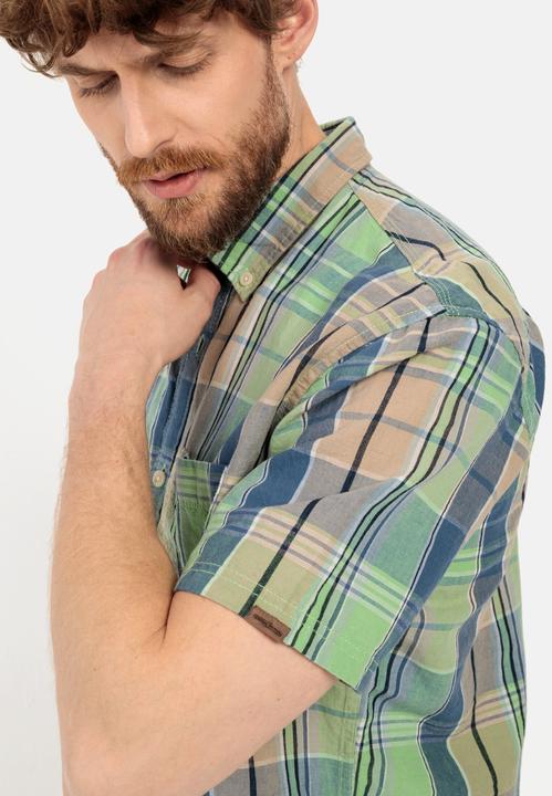 Image du produit Camel Active Chemise à carreaux en lin mélangé (L)