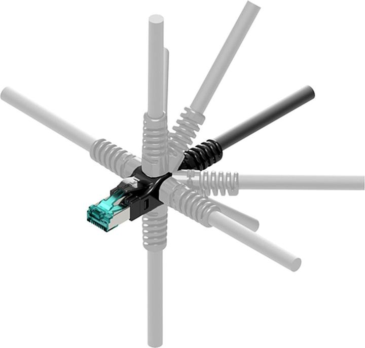 Actual product image Zellner group S/FTP PiMF patch cable (S/FTP, CAT6, 1 m)