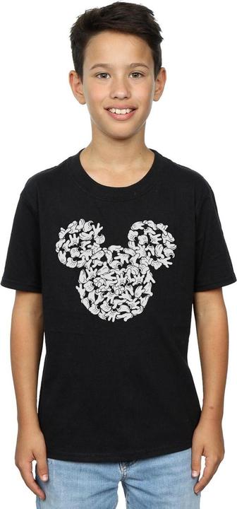 Actual product image Disney Boys Mickey Mouse Head Of Hands T-Shirt (140, 146)