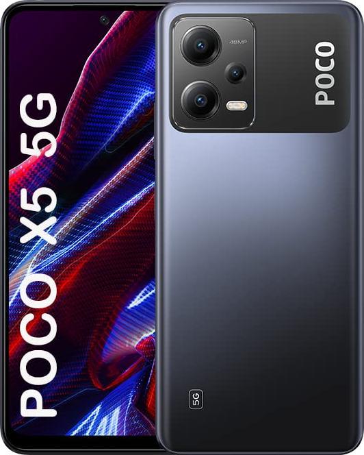 Productafbeelding Xiaomi Poco X5 (128 GB, Zwart, 6.67", Hybride dubbele SIM, 48 Mpx, 5G)