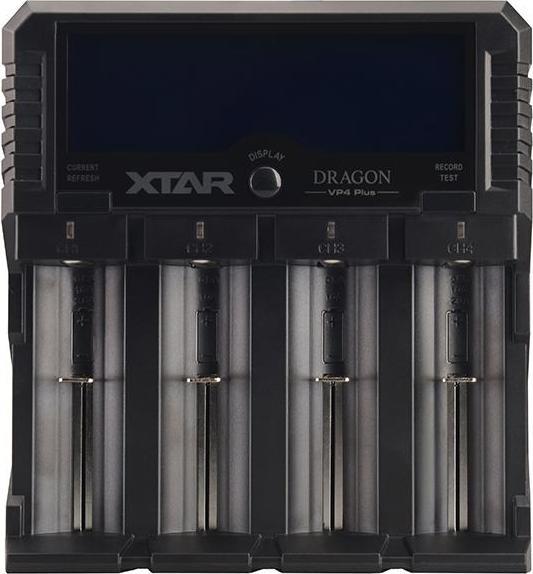 Produktbild Xtar DRAGON VP4 Ladegerät, 12 V 3 A, KFZ Adapter (1 Stk., AAAA, AAA, AA, C, D, Ladegerät inkl. Akku)