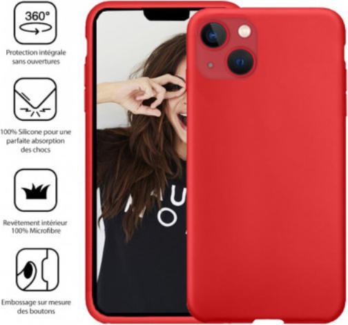 Produktbild Jaym Premium Silikonhülle, Rot Series (Apple iPhone 15 Pro Max)