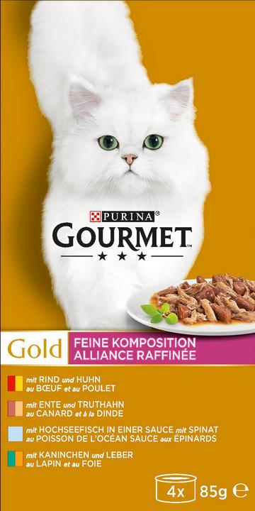 Actual product image Gourmet Fine compositions (Adult, 4 pcs., 85 g)