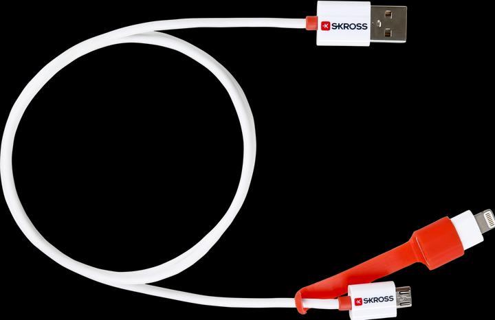 Image du produit Skross Câble de charge et de synchronisation 2 en 1 (1 m, USB 2.0)