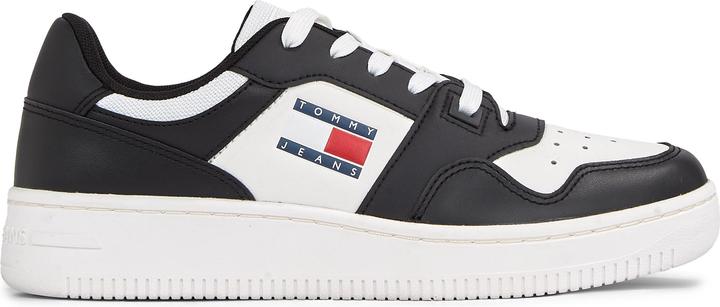 Tommy Hilfiger TJW Retro Basket Essential Sneakers - Zwart / Ecru - Maat 36 (36)