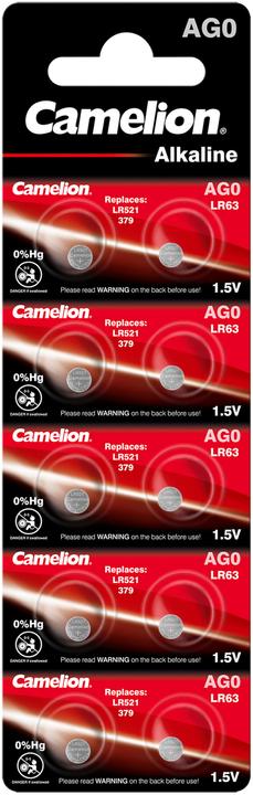 Produktbild Camelion AG0 LR 63 Alkali-Mangan (10 Stk., LR 63, 9 mAh)