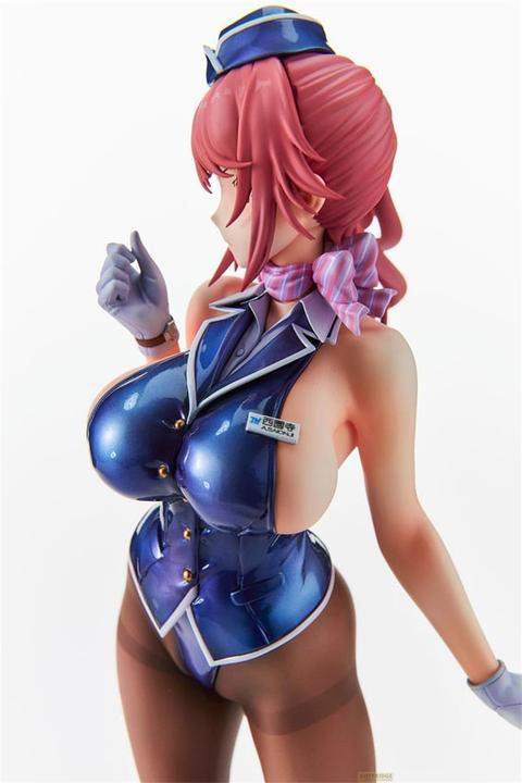 Actual product image Vertex Original Character PVC Statue Tight na Oshigoto Work 3: Cabin Attendant Aya Saionji Antenna Shop Lim