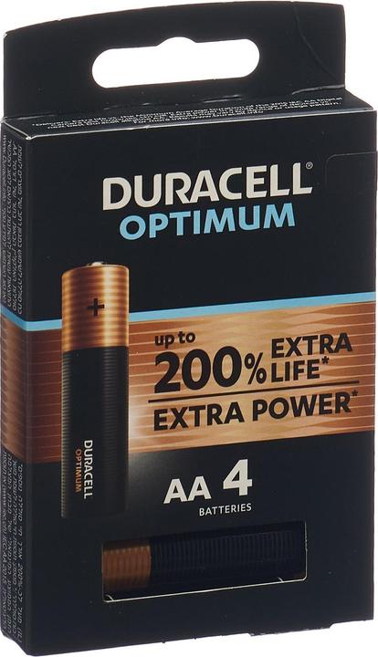 Produktbild Duracell Optimum 4er Pack AA Batterien (4 Stk., AA)