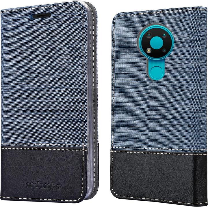 Produktbild Cadorabo Book Jeans Optik Cover (Nokia 5.3)